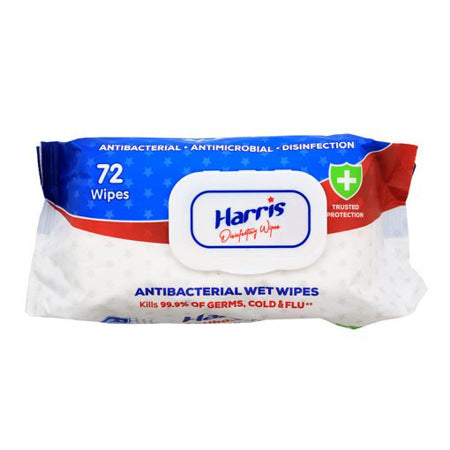 Harris Antibacterial Wipes By 72