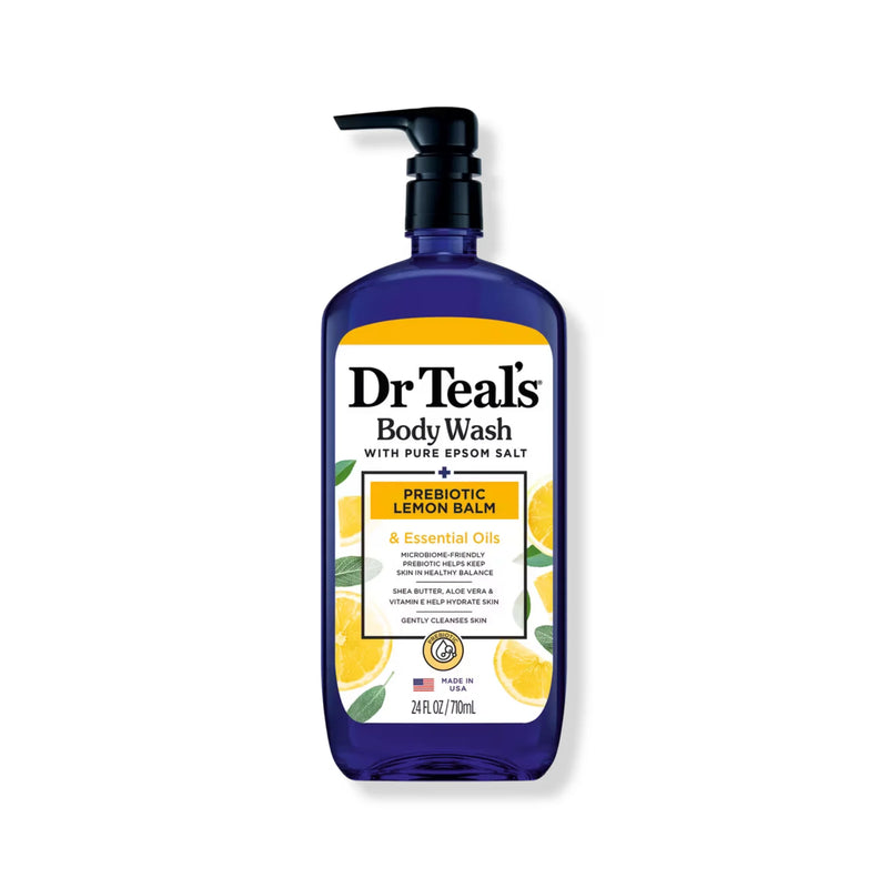 Dr Teal's Body Wash with Prebiotic Lemon Balm and Essential Oil Blend