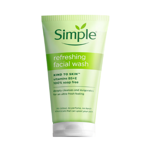 Simple Refreshing Facial Wash Kind to Skin 150ml