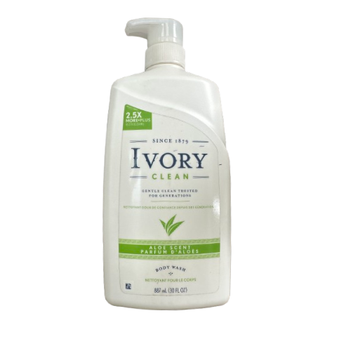 Ivory Clean Body Wash Aleo Scent 887ml