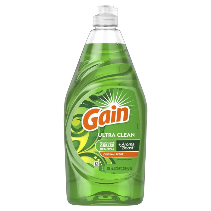 Gain Dish Wash  Original Scent  638ml