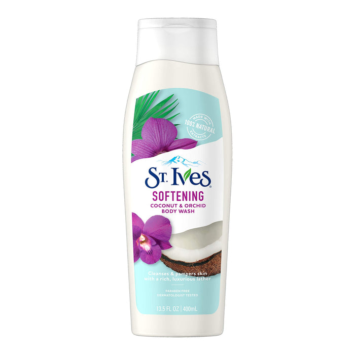 St Ives Body Wash Softening Coconut & Orchid  400ml