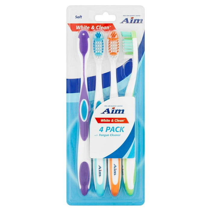 Aim White & Clean 4 IN 1 Tooth Brush