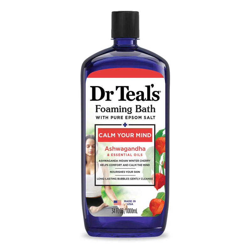 Dr Teal's Calm your mind with Ashwagandha Foaming Bath