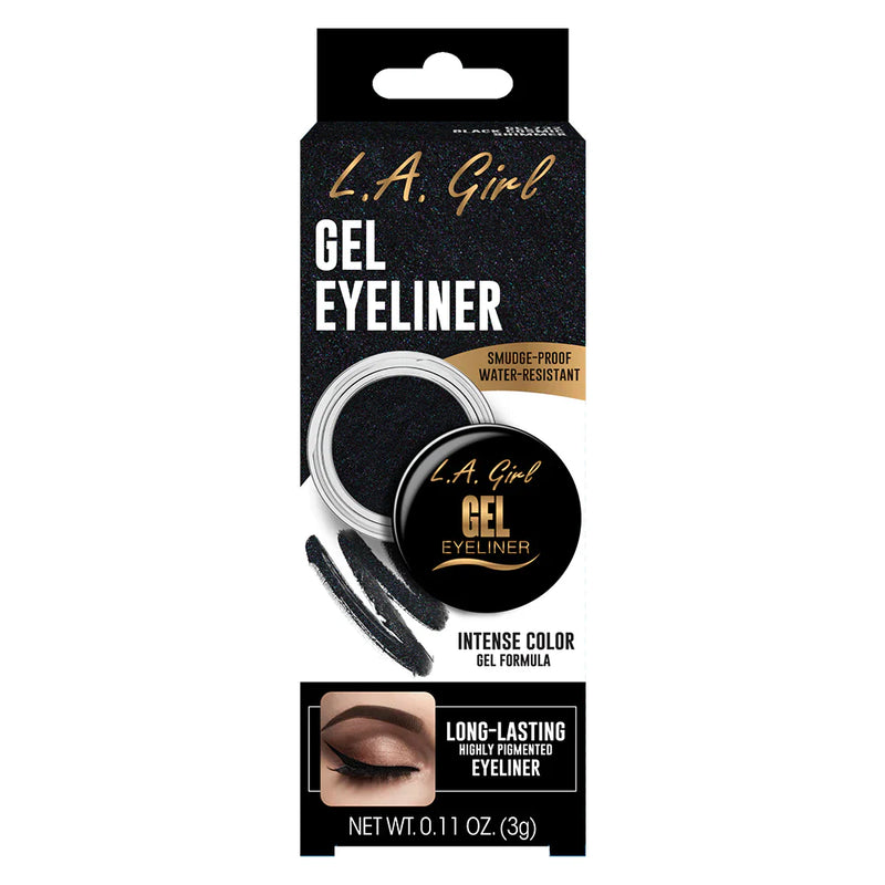 Gel Eyeliner Black Cosmetic Shimmer