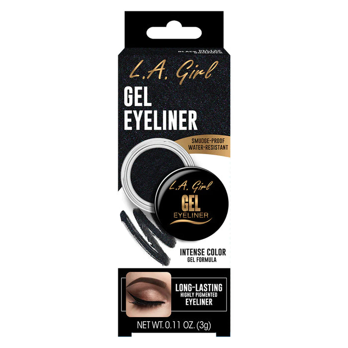 Gel Eyeliner Black Cosmetic Shimmer