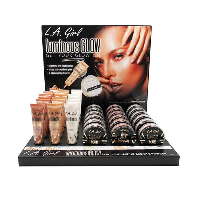 LA Girl Luminous Glow Display Set, 36 pcs