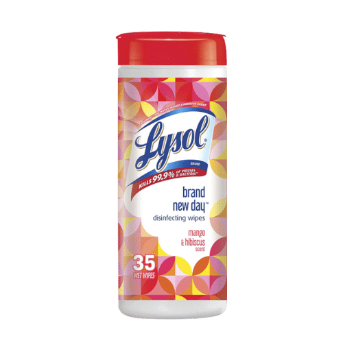 Lysol Disinfecting 35 Wipes (Brand New Day)