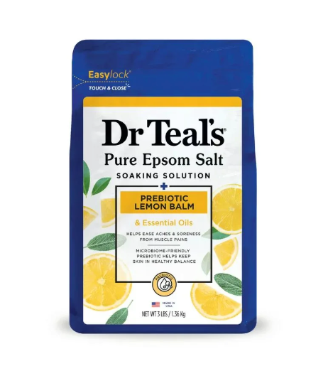Dr Teal's Prebiotic Lemon Balm Epsom Salt