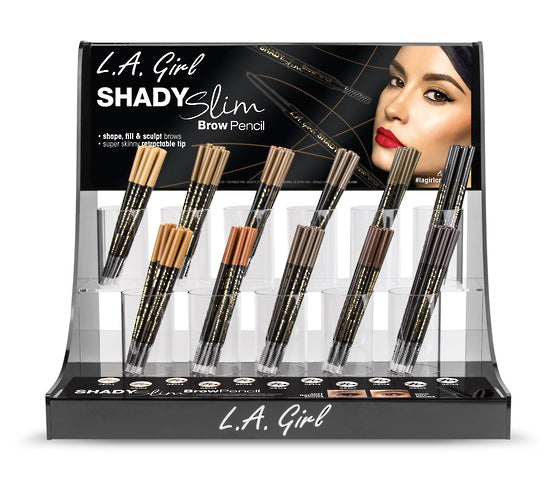 Shady Slim Brow Pencil Display, 198pcs